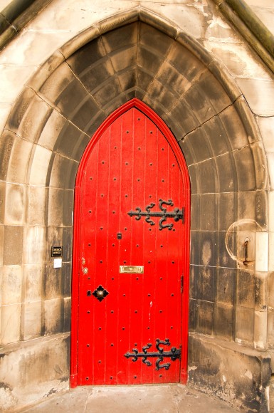 Puerta roja