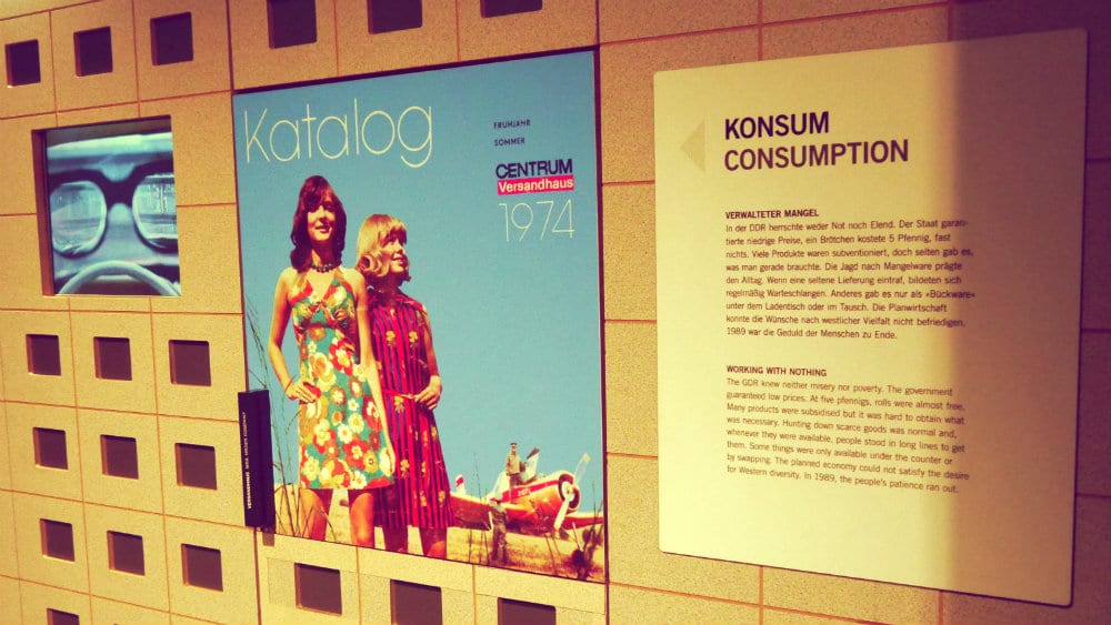 Exhibición DDR Museum - Consumo en la RDA